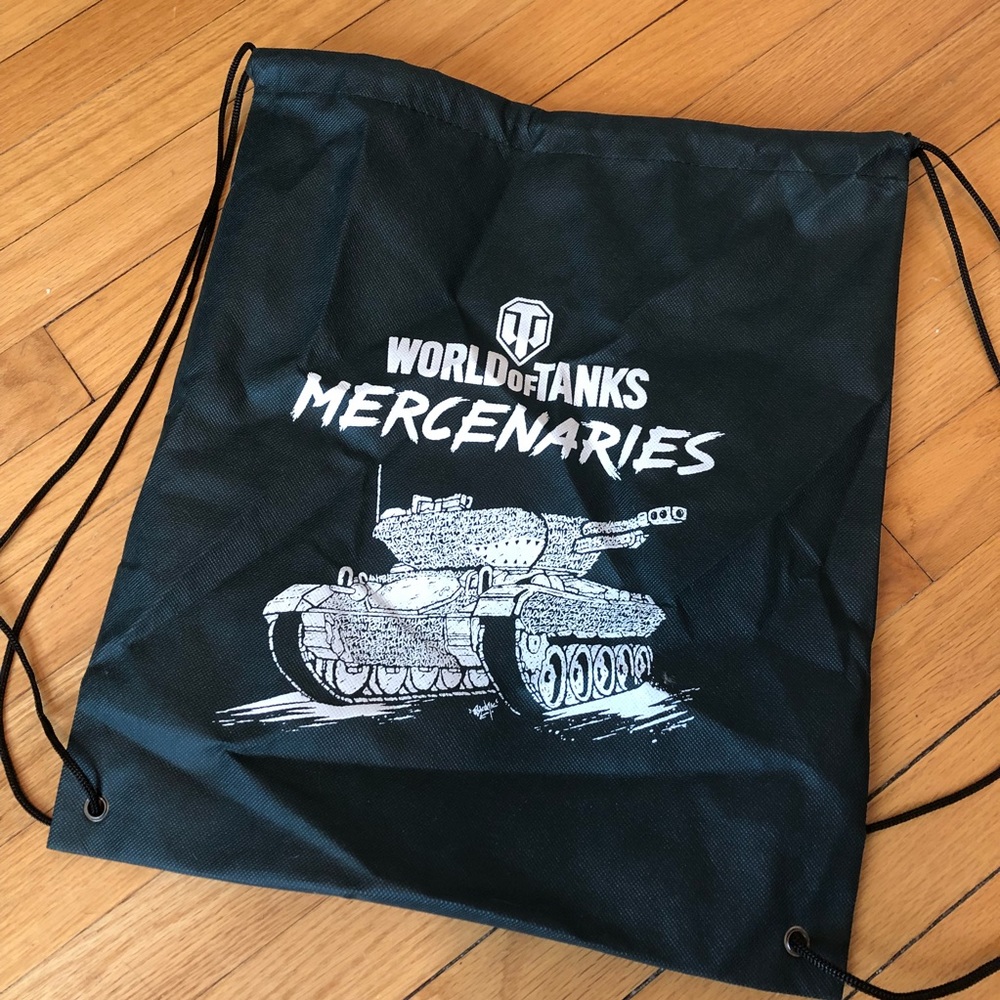 World of Tanks Mercenaries Drawstring Backpack
